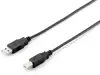USB 2.0 kabel A->B M/M 1,8 m, crni