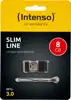 STICK 8GB USB 3.0 Intenso Slim Line Black