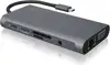 RaidSonic ICY BOX IB-DK4040-CPD - docking station - VGA, HDMI