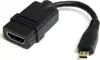 StarTech.com 5in High Speed HDMI Adapter Cable - HDMI to HDMI Micro - F/M - 5 inch Micro HDMI Adapter - HDMI Female to Micro HDMI Male (HDADFM5IN) - HDMI adapter - 1.2 cm