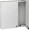 Opt. ormar NŽ, bez panela, za max. 5 splice kazeta, 445x445x95 mm, svjetlo sivi (RAL 7035)