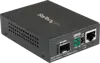 StarTech.com Multimode / Single Mode Fiber Media Converter - Open SFP Slot - 10/100/1000Mbps RJ45 Port - LFP Supported - IEEE 802.1q Tag VLAN - (MCM1110SFP) - fiber media converter - 10Mb LAN, 100Mb L