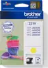 Brother LC221Y - yellow - original - ink cartridge