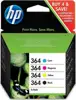 HP 364 - 4-pack - black, yellow, cyan, magenta - original - ink cartridge