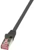 LogiLink PrimeLine - patch cable - 50 cm - black