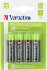 Baterije Verbatim AA punjive baterije, 2500mAh (4 komada)