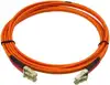 StarTech.com 2m Fiber Optic Cable - Multimode Duplex 50/125 - LSZH - LC/LC - OM2 - LC to LC Fiber Patch Cable (50FIBLCLC2) - network cable - 2 m
