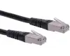 Roline S/FTP (PiMF) Cat.6 mrežni kabel oklopljeni, 1.0m, crn