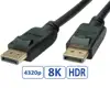 Roline DisplayPort kabel v1.4, DP-DP M/M, 8K, 5.0m, crni