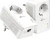 TP-Link AV1000 Passthrough Powerline KIT, Broadcom, 1 Gigabit Ports, 1000Mbps Powerline, HomePlug AV2, Green Powerline, Plug and Play, Pair Button, New PLC Utility, Twin Pack