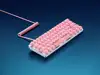 Keyboard PBT Keycap + Coiled Cable Upgrade Set Razer, Quartz Pink