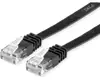 Roline VALUE UTP mrežni flat kabel Cat.6/Class E, 2.0m, crni