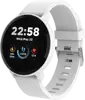 Smart watch, 1.3inches IPS full touch screen, Round watch, IP68 waterproof, multi-sport mode, BT5.0, compatibility with iOS and android, Silver white , Host: 25.2*42.5*10.7mm, Strap: 20*250mm, 45g