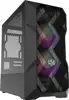 Cooler Master TD300 Mesh, Micro-ATX GehĂ¤use, ARGB, Tempered Glass - black
