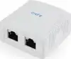 Gembird CAT6 FTP 2-port surface mount box