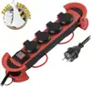 Transmedia 4-way power strip, 5m, outdoor