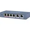 HikVision 4-Port 100Mbps RJ45 PoE (60W) 2x 100Mbps RJ45 Unmanaged Switch