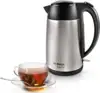Bosch TWK3P420 electric kettle 1.7 L 2400 W Black, Stainless steel 