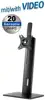 Transmedia Height adjustable desk stand for flat screens with spring system
