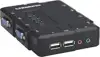 Manhattan Przełącznik KVM 4/1 USB (z audio)