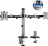 Transmedia Full-Motion Desk Bracket for 2 Flat Screens