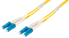 Opt. prespojni kabel LC/LC duplex 9/125µm OS2, LSZH, žuti, 5