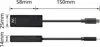Adapter USB-C to RJ45 Ethernet, black, Ewent EW9828