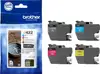 Brother LC422 Value Pack - 4-pack - black, yellow, cyan, magenta - original - ink cartridge