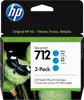 HP 712 - 3-pack - cyan - original - DesignJet - ink cartridge