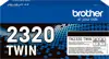 Brother TN2320 TWIN - 2-pack - High Yield - black - original - toner cartridge