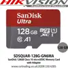 Memorijska kartica SANDISK, microSDXC, 128 GB, SDSQUAB-128G-