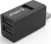 USB hub 3-port, 1x USB 3.0, 2x USB 2.0, ALU Black, ORICO MINI-U32L