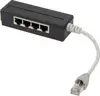 LogiLink network splitter - 15 cm - black