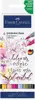 Marker obostrani akvarel 6boja Lettering Goldfaber Faber-Castell 164524 sortirano blister