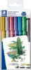 Marker nepermanentni 1-2mm pk6 Metallic i pigment liner Design Journey Staedtler 8323-SWP6-P blister
