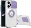 MM TPU IPHONE 14 PRO CLEAR CAM AND RING, 2mm purple