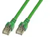 SF/UTP prespojni kabel Cat.5e PVC CCA AWG26, zeleni, 2,0 m
