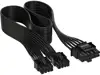 Corsair VGA PCIe5.0 12VHPWR Adapter Kabel (12+4pin) crni 600