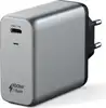 Satechi 100W USB-C PD Wall Charger Gallium Nitride (GaN) charging - Space Grey