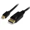 StarTech.com 10ft Mini DisplayPort to DisplayPort Cable - M/M - mDP to DP 1.2 Adapter Cable - Thunderbolt to DP w/ HBR2 Support (MDP2DPMM10) - DisplayPort cable - 3 m