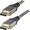 StarTech.com 10ft (3m) VESA Certified DisplayPort 1.4 Cable, 8K 60Hz HDR10, Ultra HD 4K 120Hz DP Video Cable, DisplayPort to DisplayPort Cable, DP Cord for Monitors/Displays, M/M - DP 1.4 Cable with L