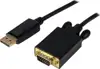 StarTech.com 10 ft DisplayPort to VGA Adapter Cable - DP to VGA Video Converter - Active DisplayPort to VGA Cable for PC 1920x1200 - Black (DP2VGAMM10B) - DisplayPort cable - 3.05 m