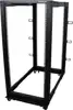StarTech.com 25U Open Frame Server Rack - 4 Post Adjustable Depth (22 to 40) Network Equipment Rack w/ Casters/ Levelers/ Cable Management (4POSTRACK25U) rack - 25U