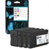 HP 963 - 4-pack - black, yellow, cyan, magenta - original - ink cartridge