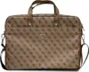 Guess Saffiano 4G Triangle Logo Computer Bag 16” smeđa