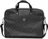 Guess Saffiano 4G Triangle Logo Computer Bag 16” crna