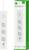 WOOX WiFi Smart multi-utičnica, 3×strujna utičnica, 2×USB-A, 2×USB-C punjač, WooxHome app, glasovna kontrola - Alexa & Google Assistant, 1.5m (R6132)