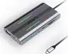 Docking station USB-C, 12in1, 1x USB-C 3.1, 4x USB-A, USB-C 