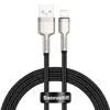 Kabel USB do Lightning Baseus Cafule, 2.4A, 1m (crna)