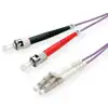 Roline VALUE optički kabel 50/125µm LC/ST Duplex, OM4, 5.0m, ljubičasti